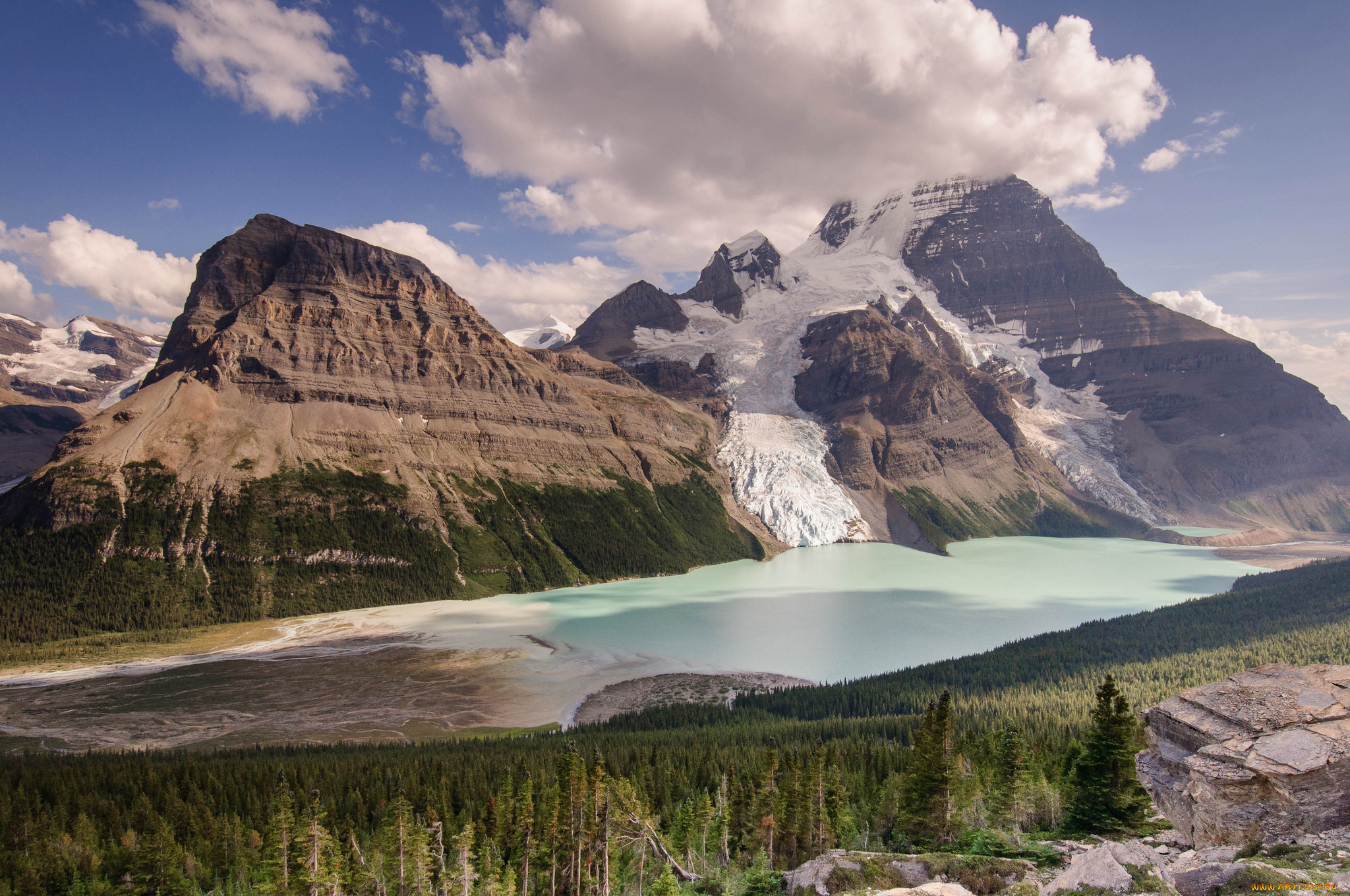 , , , , , , berg, lake, , mount, robson